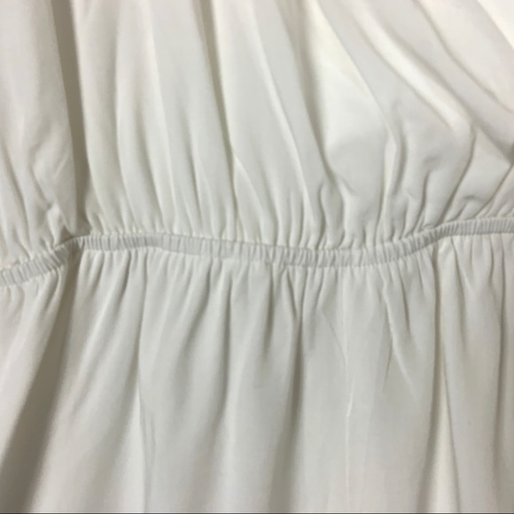 Lovestitch V Neck Romper Sz Small White Crochet - Picture 5 of 7